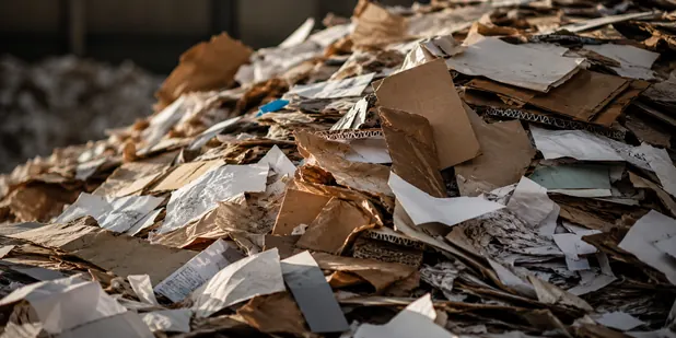 Gemischtes Papier und Pappe
